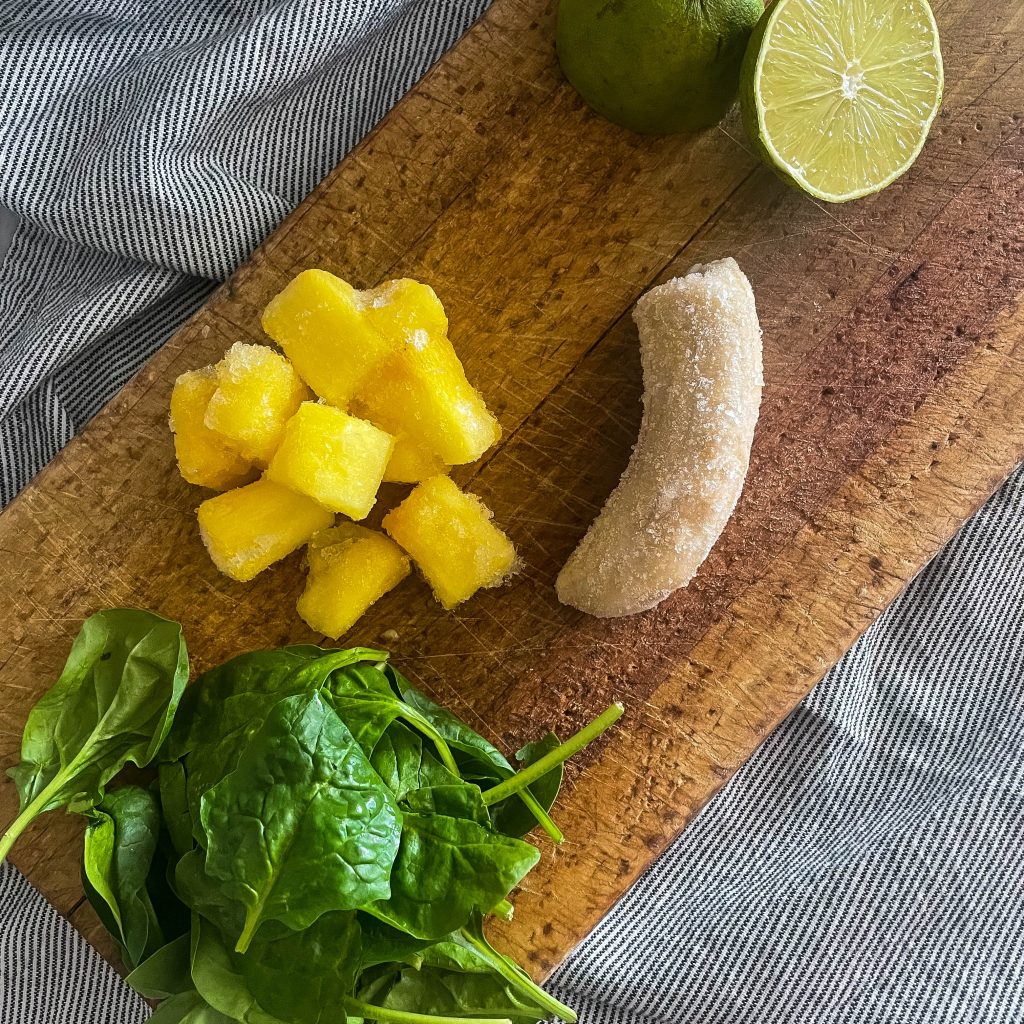 ingredients for California Green Smoothie