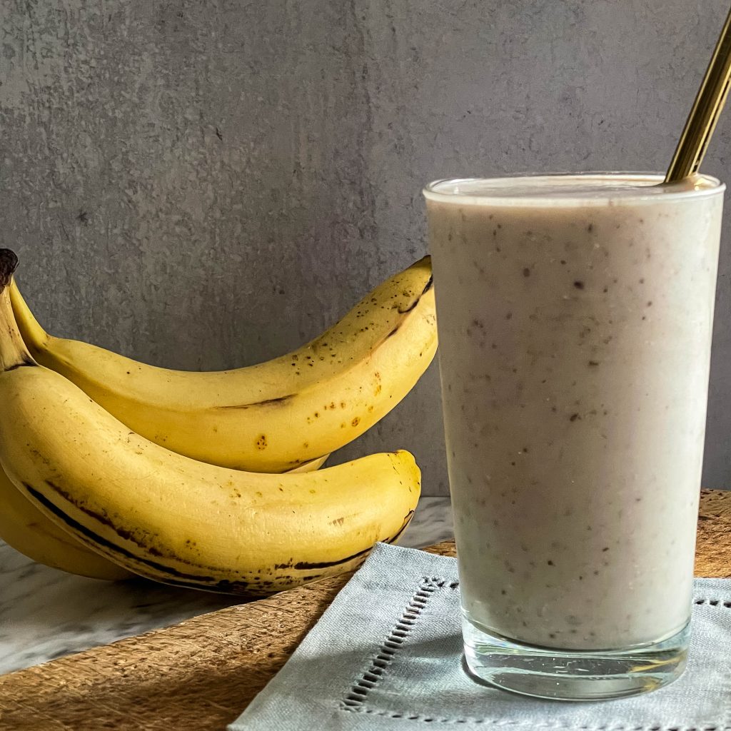 Nostalgic Banana Shake and banana