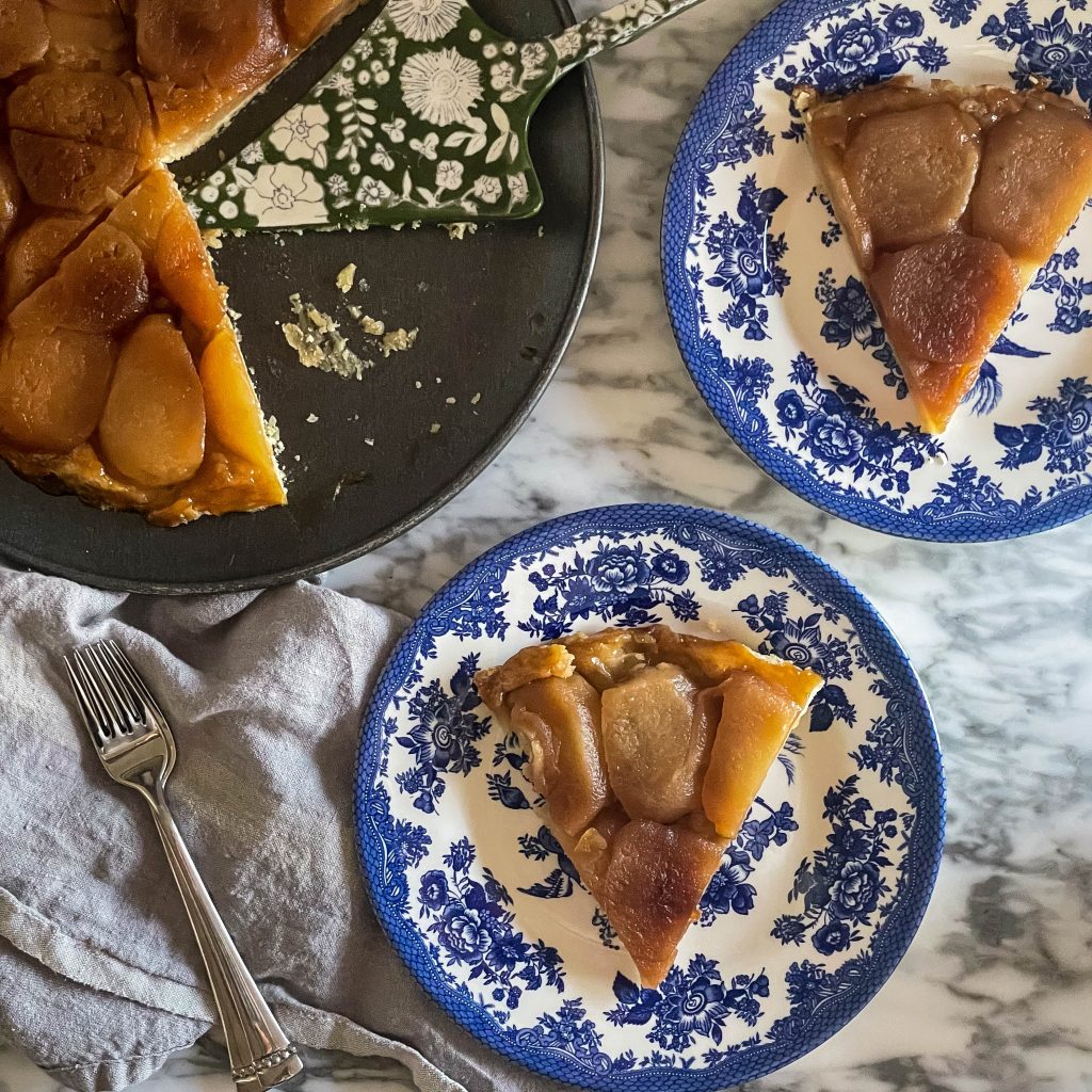 sliced Tarte Tatin