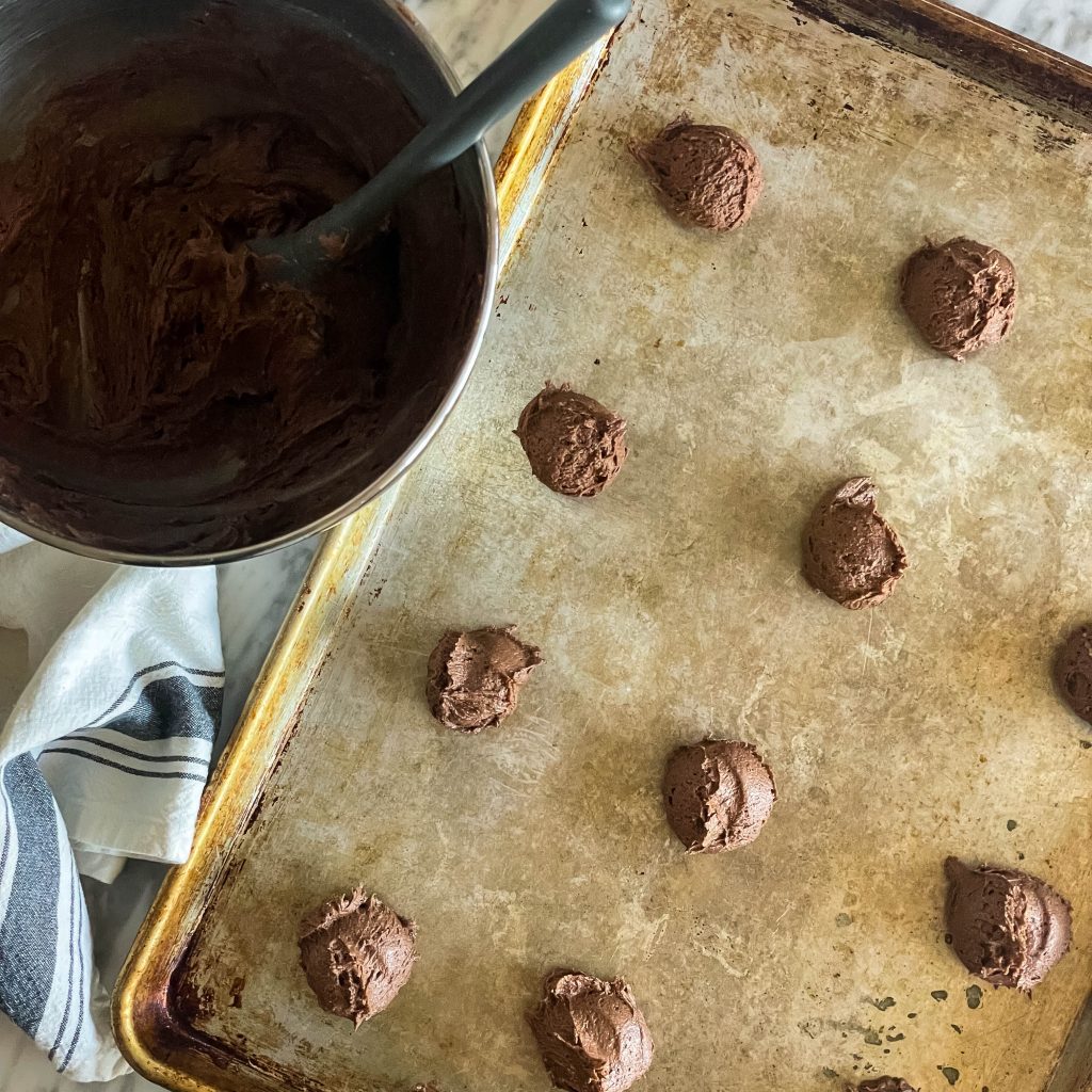 raw chocolate drop cookies