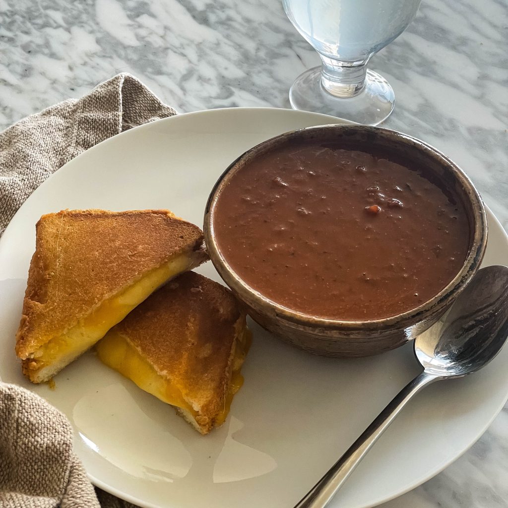 grilled cheese and soup